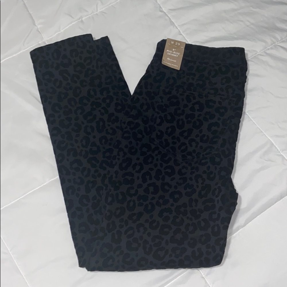 black cheetah jeans